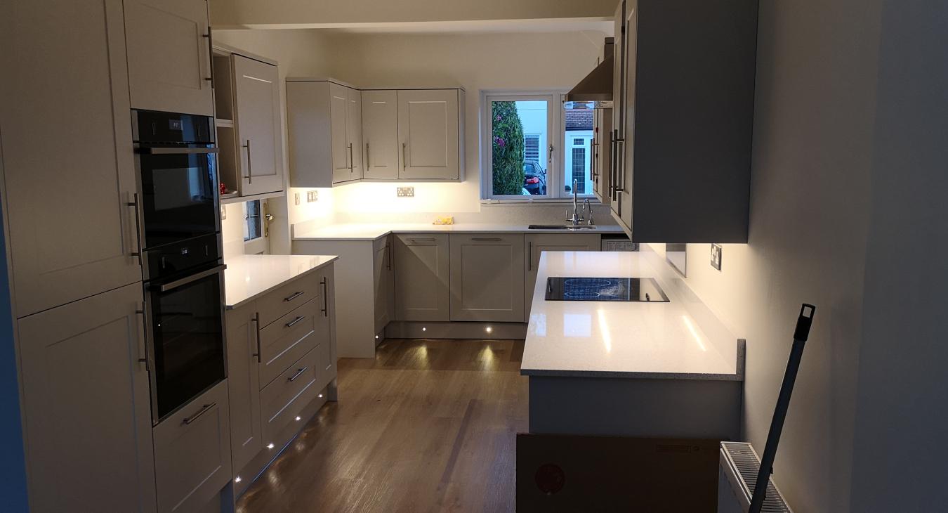 Kitchen Rewire we carried out in North Weald