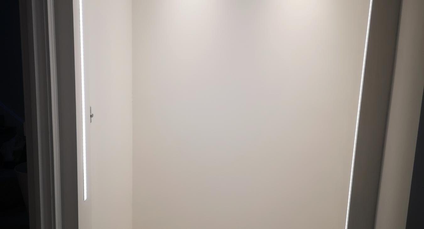 Wardrobe lighting installation in Hoddesdon